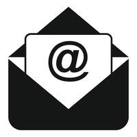 Mail seo response icon simple vector. Universal global seo vector