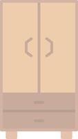 Cupboard Flat Light Icon vector