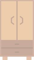 Cupboard Flat Light Icon vector