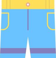 Shorts Flat Light Icon vector