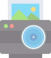 Photo Flat Light Icon vector