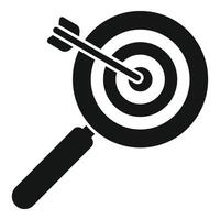 Target evolution net icon simple vector. Seo website vector