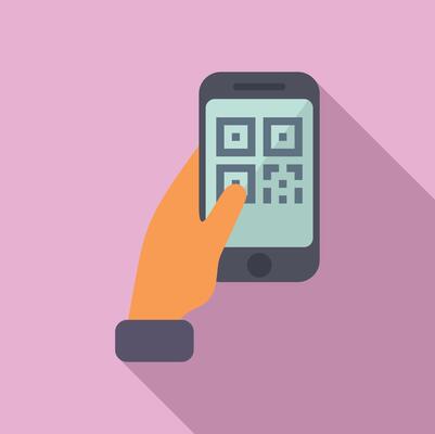 Cellular device icon flat vector. Symbol digital sign