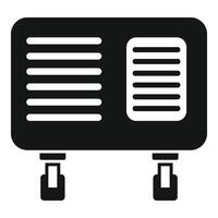 Broken unit icon simple vector. Repair air conditioner vector