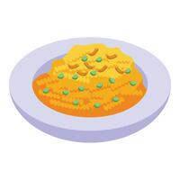 Corn pesto sauce icon isometric vector. Cook culinary glass vector