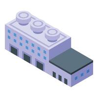 Bio factory icon isometric vector. Source liquid vector