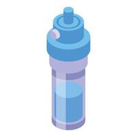 Hydrogen filter icon isometric vector. Factory bio vector