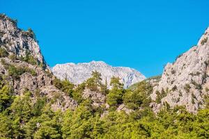 ranges and peaks with steep limestone slopes in the Taurus Mountains, southern Turkey photo