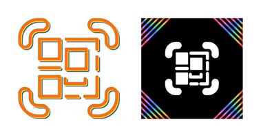 QR Code Scanner Vector Icon