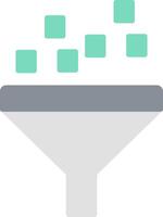 Filter Flat Light Icon vector