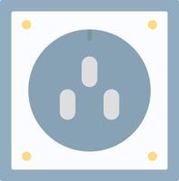 Socket Flat Light Icon vector