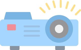 Projector Flat Light Icon vector