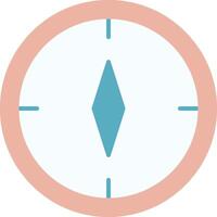 Compass Flat Light Icon vector