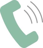 Phone Call Flat Light Icon vector