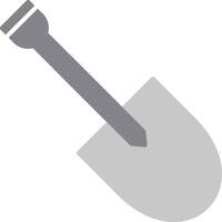 Shovel Flat Light Icon vector