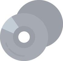 Compact Disk Flat Light Icon vector