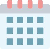 Calender Flat Light Icon vector