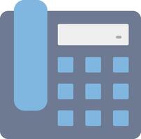 Telephone Flat Light Icon vector