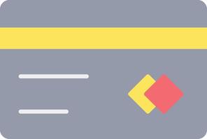 Card Flat Light Icon vector