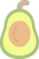 Avocados Flat Light Icon vector