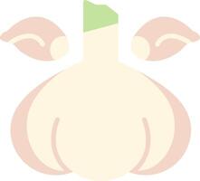 Garlic Flat Light Icon vector