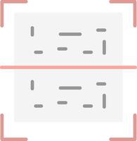 Qr Code Flat Light Icon vector