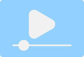 Video Flat Light Icon vector