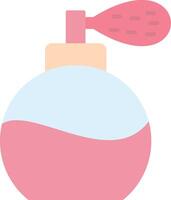 Perfume Bottle Flat Light Icon vector