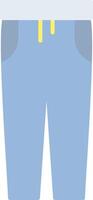 pantalones plano ligero icono vector