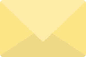 Email Flat Light Icon vector