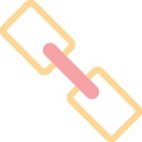 Link Flat Light Icon vector