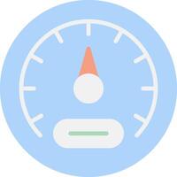 Meter Flat Light Icon vector