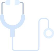 Stethoscope Flat Light Icon vector