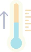 Thermometer Flat Light Icon vector