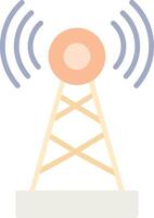 Telecommunications Flat Light Icon vector