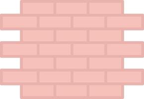 Brick Wall Flat Light Icon vector