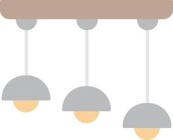 Ceiling Flat Light Icon vector