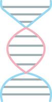 Dna Flat Light Icon vector