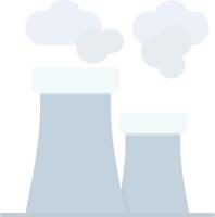 Air Pollution Flat Light Icon vector