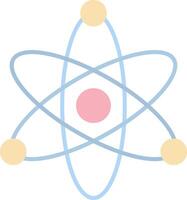 Atom Flat Light Icon vector