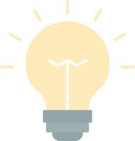 Idea Flat Light Icon vector