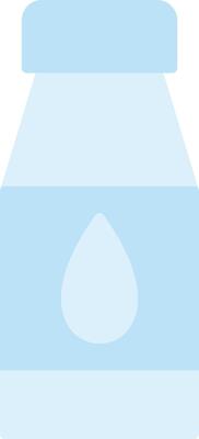 Water Bottles Flat Light Icon