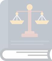 Law Book Flat Light Icon vector