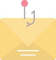 Phishing Flat Light Icon vector