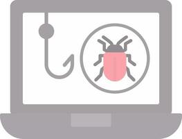 Phishing Flat Light Icon vector