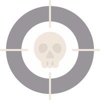 Targeted Flat Light Icon vector