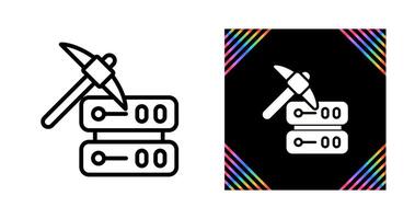 Data Mining Vector Icon
