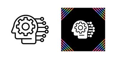 Machine Learning Vector Icon