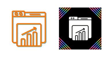 Website Statistics Vector Icon