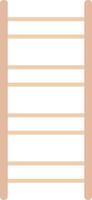 Ladder Flat Light Icon vector